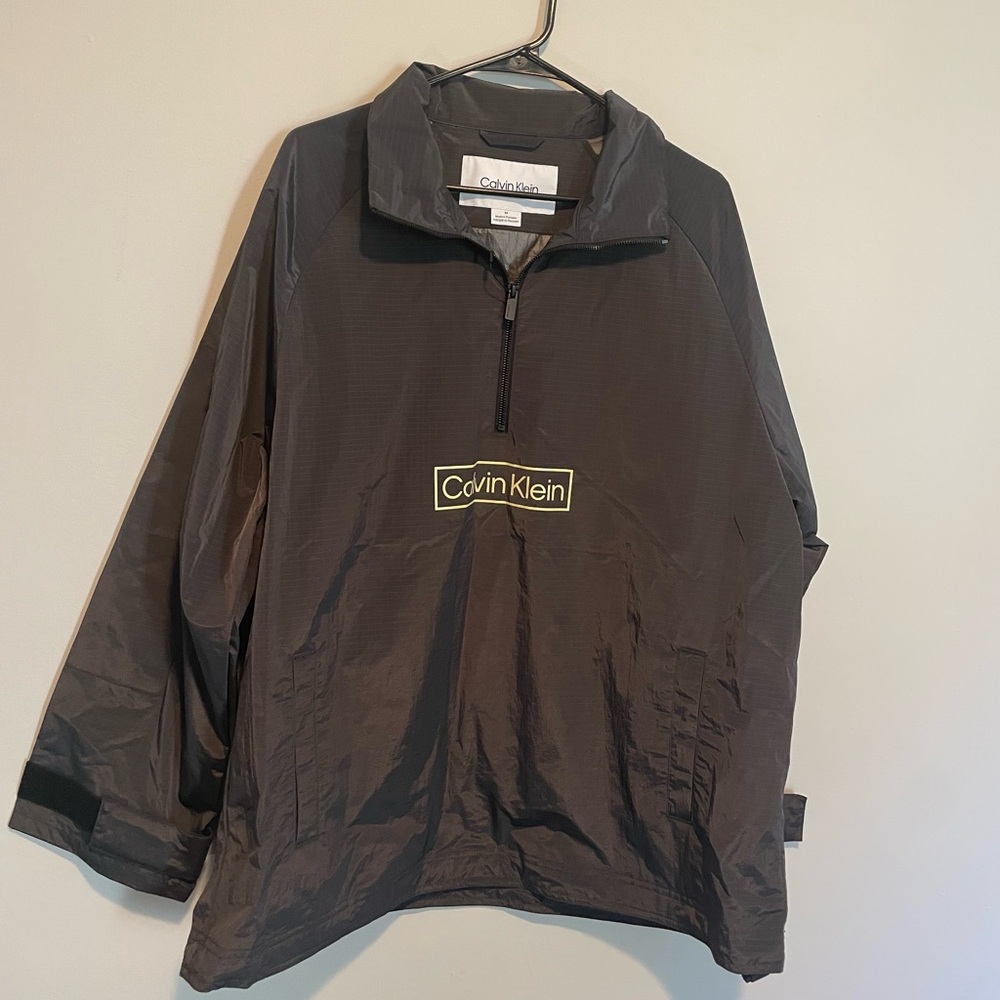 STEAL!!! Calvin Klein Windbreaker | Black & Green | Water-Repellant |